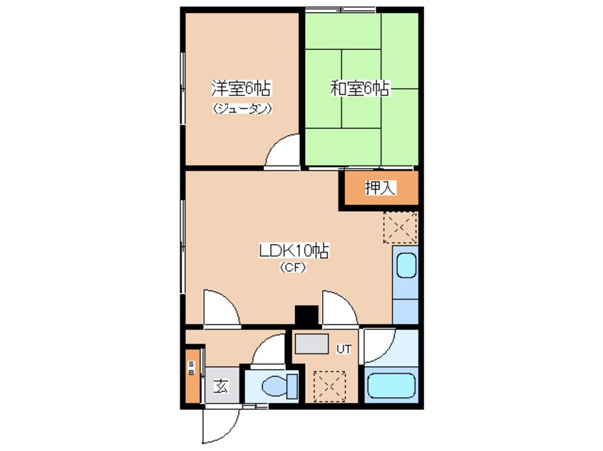 間取図 南栄ハイツ