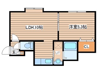 間取図 クイーンスクエア岩見沢
