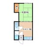 柴田マンション 1DKの間取り