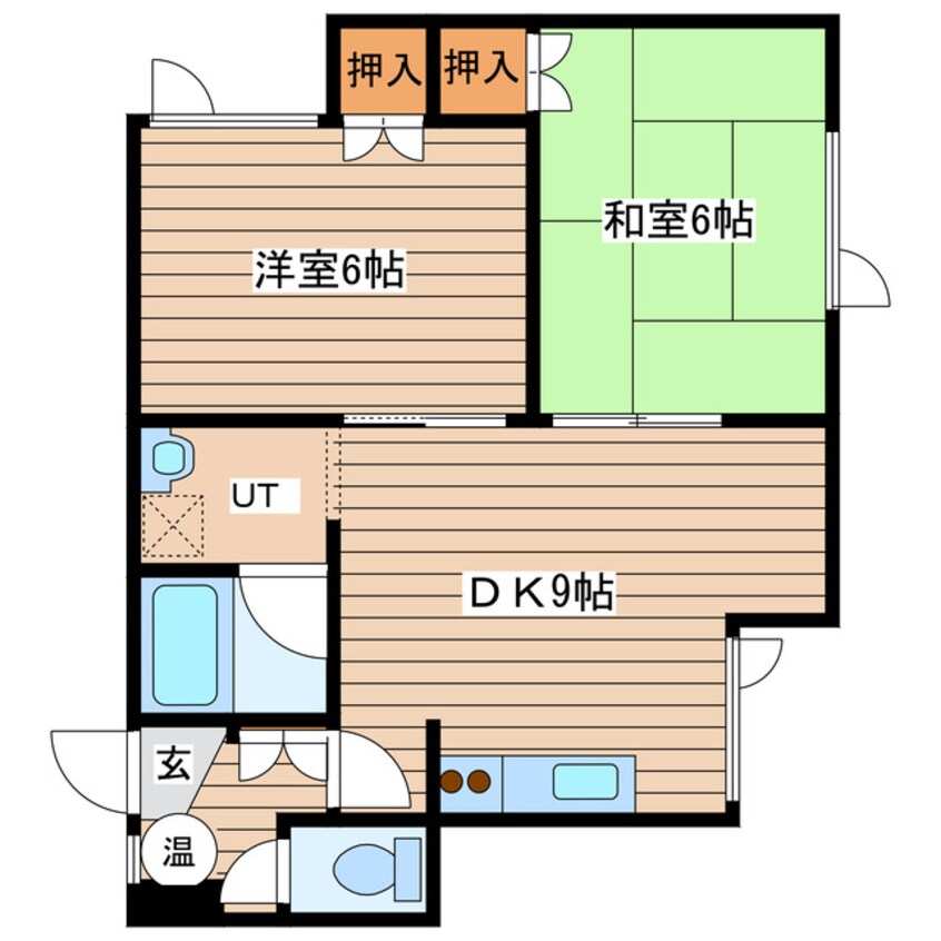 間取図 ウエストハイツＢ棟