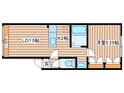 ソシアルの間取図