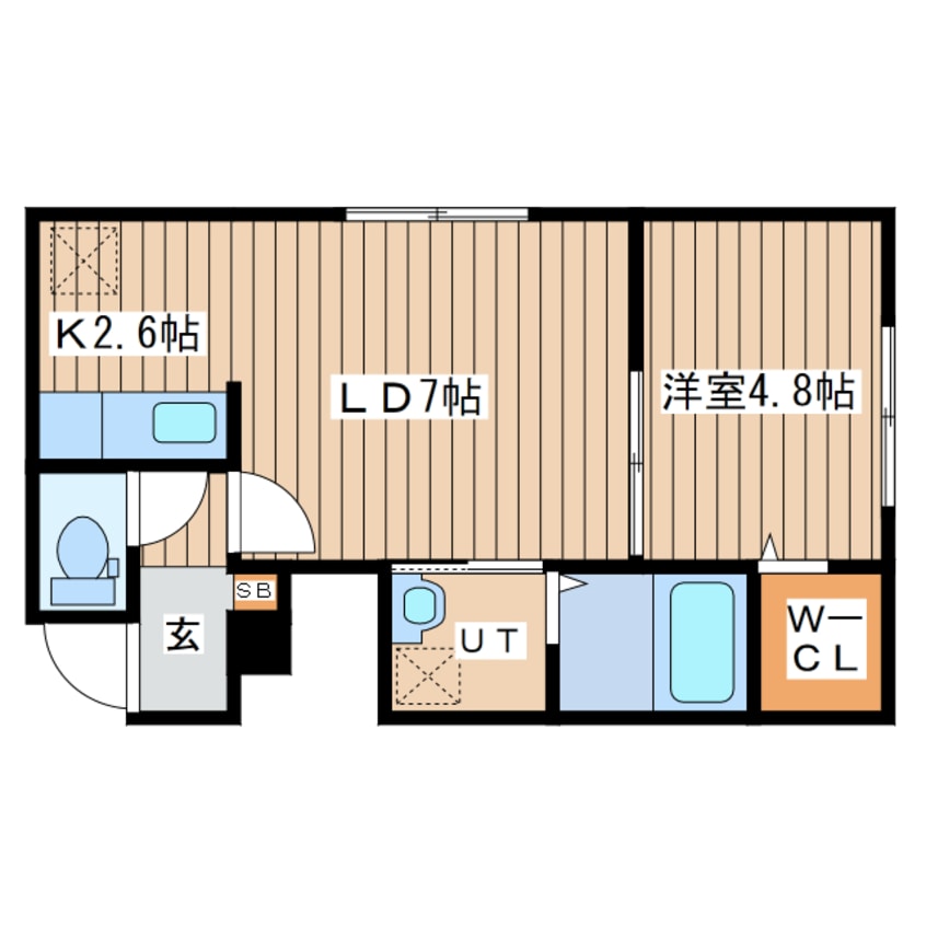 間取図 Ｍｕｇ岩見沢