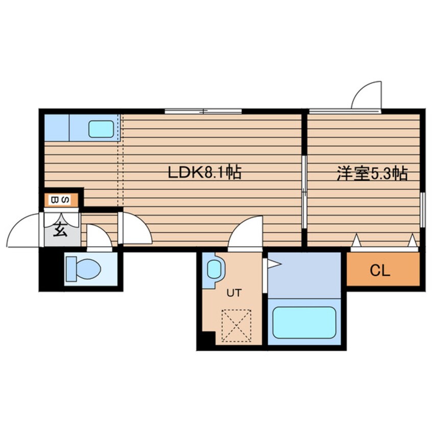 間取図 オニオン元町