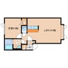 プレシャス 1LDKの間取り
