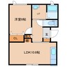 ステラエス 1LDKの間取り