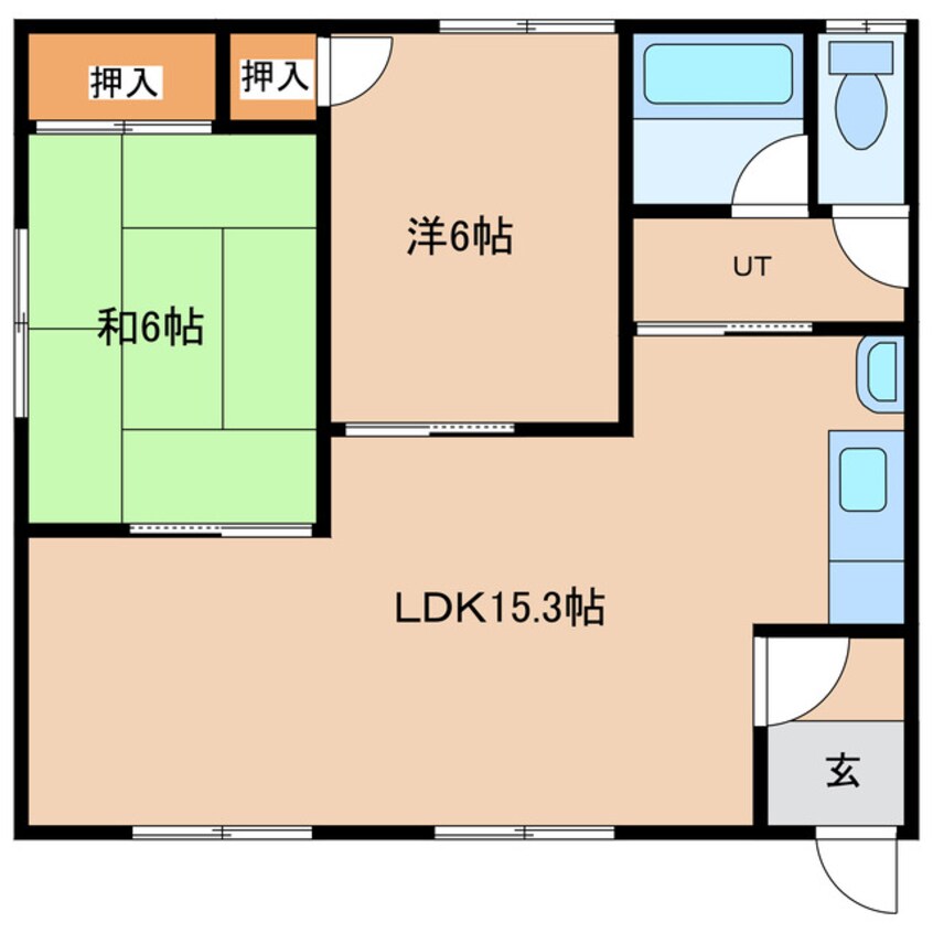 間取図 メゾンマルクⅡ