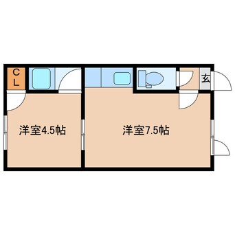 間取図 ハイツシャネル