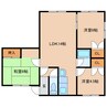 グレイトハウス 3LDKの間取り