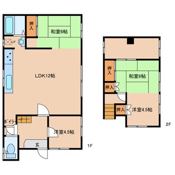 間取図 6条東11丁目戸建て