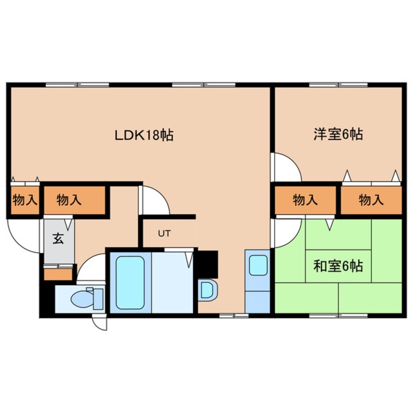 間取図 エトワール志文203