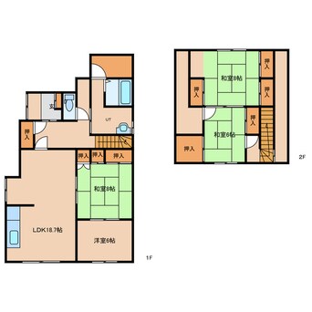 間取図 三笠高美町戸建て