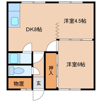 間取図 コーポナカムラ