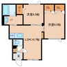 Klavier 2LDKの間取り