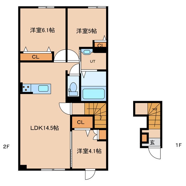 間取り図 アーデルハイツA