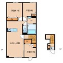 アーデルハイツBの間取図