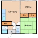 若草マンションの間取図