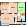 コーポめぐろ(右) 3LDKの間取り