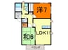 常磐線（東北地方）/相馬駅 徒歩8分 1階 築23年 2LDKの間取り