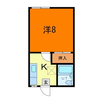 間取図 常磐線（東北地方）/相馬駅 徒歩13分 1階 築36年