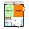 常磐線（東北地方）/相馬駅 徒歩17分 2階 築36年 2DKの間取り