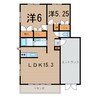 常磐線（東北地方）/相馬駅 徒歩27分 1階 築22年 2LDKの間取り