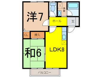 間取図 常磐線（東北地方）/相馬駅 徒歩24分 1階 築25年