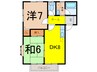常磐線（東北地方）/相馬駅 徒歩24分 1階 築26年 2DKの間取り
