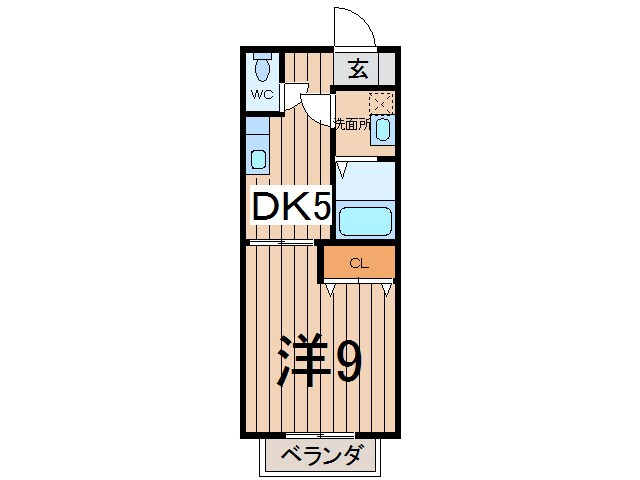 間取り図 常磐線（東北地方）/駒ケ嶺駅 徒歩32分 1階 築23年