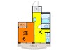 常磐線（東北地方）/相馬駅 徒歩17分 4階 築25年 1Kの間取り