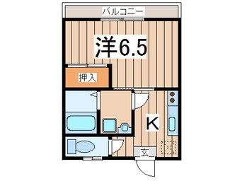 間取図 常磐線（東北地方）/相馬駅 徒歩16分 2階 築20年