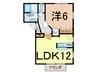 常磐線（東北地方）/相馬駅 徒歩8分 1階 築23年 1LDKの間取り