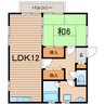 常磐線（東北地方）/相馬駅 徒歩9分 1階 築26年 1LDKの間取り