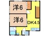 常磐線（東北地方）/相馬駅 徒歩15分 2階 築26年 2DKの間取り