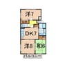 常磐線（東北地方）/相馬駅 徒歩8分 1階 築27年 3DKの間取り