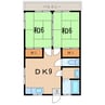 常磐線（東北地方）/相馬駅 徒歩13分 2階 築35年 2DKの間取り