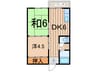 常磐線（東北地方）/相馬駅 徒歩8分 2階 築32年 2DKの間取り