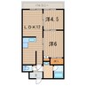 常磐線（東北地方）/相馬駅 徒歩11分 2階 築33年 2LDKの間取り