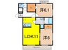 常磐線（東北地方）/相馬駅 徒歩20分 3階 築14年 2LDKの間取り