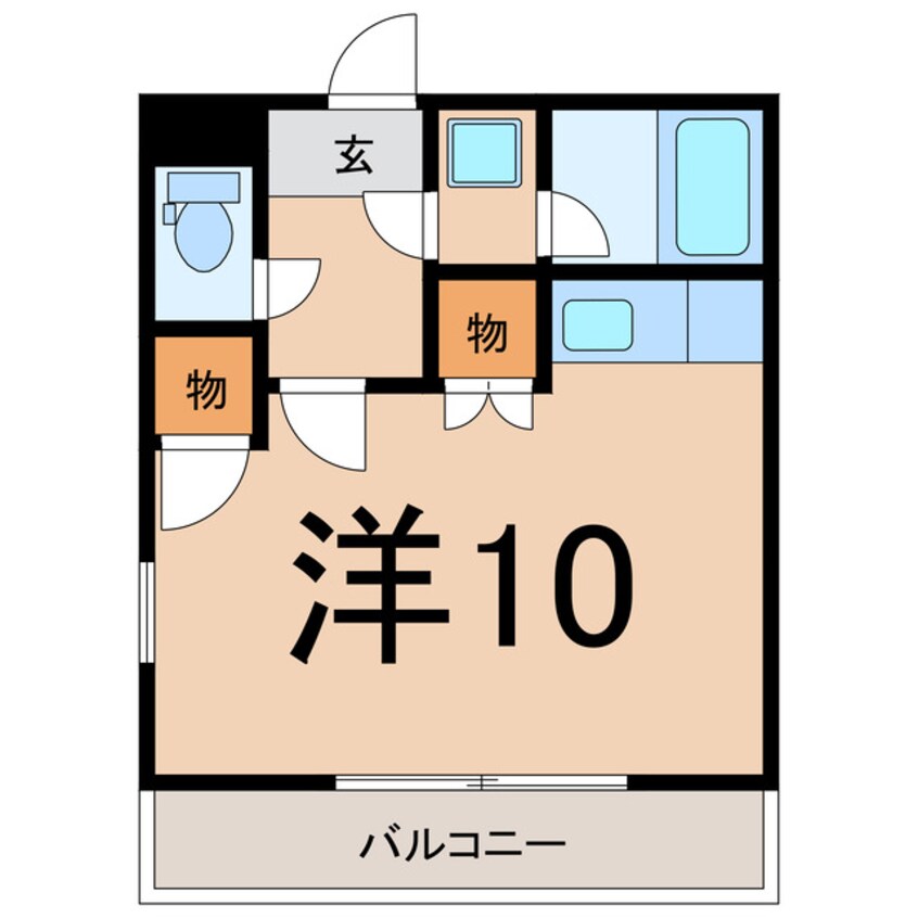 間取図 常磐線（東北地方）/相馬駅 徒歩16分 2階 築31年