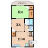常磐線（東北地方）/相馬駅 徒歩8分 2階 築34年 2DKの間取り