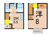 常磐線（東北地方）/相馬駅 徒歩24分 1-2階 築14年 1DKの間取り
