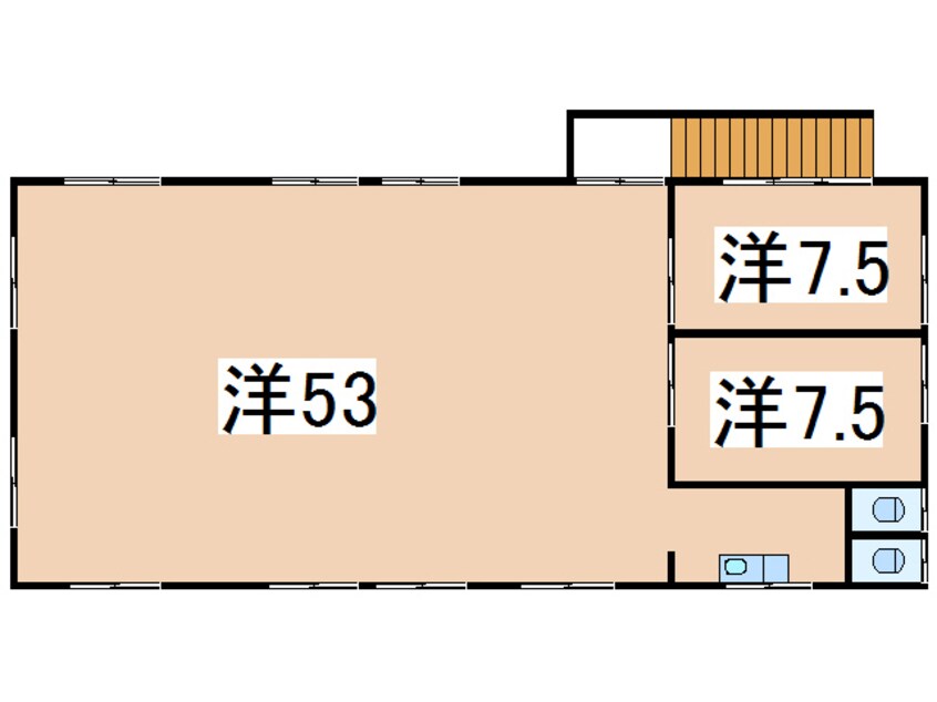 間取図 常磐線（東北地方）/相馬駅 徒歩23分 2階 築38年