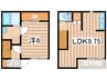 常磐線（東北地方）/相馬駅 徒歩4分 1-2階 築12年 1LDKの間取り
