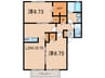 常磐線（東北地方）/相馬駅 徒歩10分 2階 築11年 2LDKの間取り
