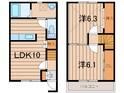 ガーデンハウス　オーブの間取図