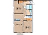 常磐線（東北地方）/相馬駅 徒歩40分 1階 築9年 2LDKの間取り