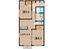 常磐線（東北地方）/相馬駅 徒歩40分 1階 築10年 2LDKの間取り