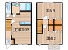 常磐線（東北地方）/相馬駅 徒歩9分 1-2階 築9年 2LDKの間取り