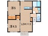 常磐線（東北地方）/相馬駅 徒歩20分 2階 築9年 2LDKの間取り