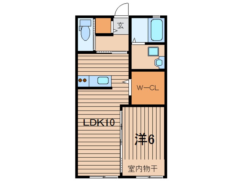 間取図 常磐線（東北地方）/相馬駅 徒歩36分 1階 築8年